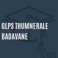 Glps Thumnerale Badavane Primary School Logo