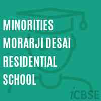Minorities Morarji Desai Residential School Logo