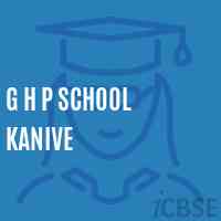 G H P School Kanive Logo