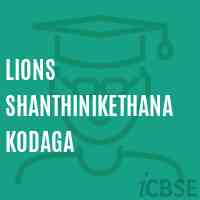 Lions Shanthinikethana Kodaga Middle School Logo