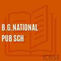 B.G.National Pub Sch Secondary School Logo
