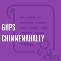 Ghps Chinnenahally Middle School Logo