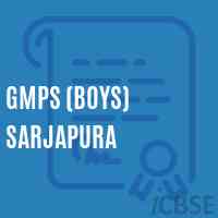Gmps (Boys) Sarjapura Middle School Logo