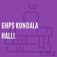 Ghps Kundala Halli Middle School Logo