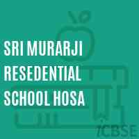 Sri Murarji Resedential School Hosa Logo