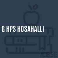 G Hps Hosahalli Middle School Logo