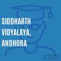 Siddharth Vidyalaya, andhora High School Logo