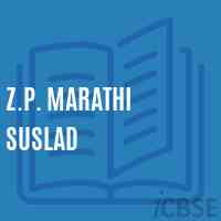 Z.P. Marathi Suslad Middle School Logo