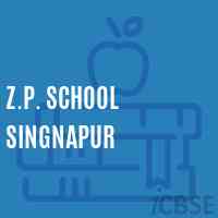 Z.P. School Singnapur Logo