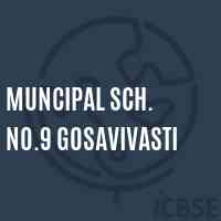 Muncipal Sch. No.9 Gosavivasti Primary School Logo