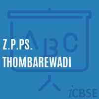 Z.P.Ps. Thombarewadi Primary School Logo
