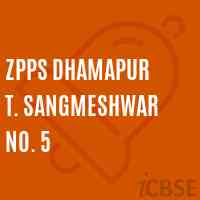 Zpps Dhamapur T. Sangmeshwar No. 5 Middle School Logo