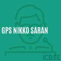 Gps Nikko Saran Primary School Logo