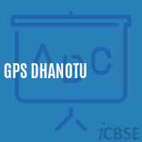 Gps Dhanotu Primary School Logo