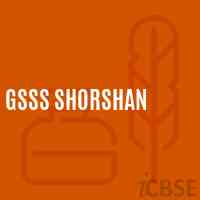 Gsss Shorshan High School Logo