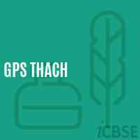 Gps Thach Primary School Logo