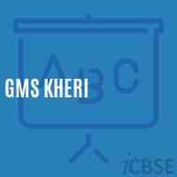 Gms Kheri Middle School Logo