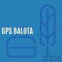 Gps Balota Primary School Logo