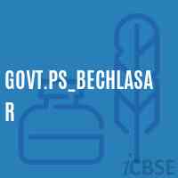 Govt.Ps_Bechlasar Primary School Logo