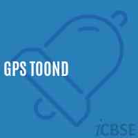 Gps Toond Primary School Logo