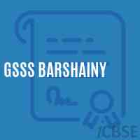 Gsss Barshainy High School Logo