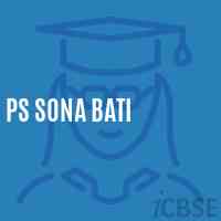 Ps Sona Bati Primary School Logo