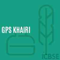 Gps Khairi Primary School Logo