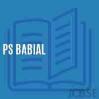 Ps Babial Primary School Logo