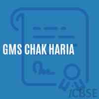 Gms Chak Haria Middle School Logo