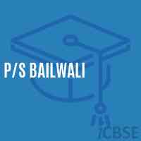 P/s Bailwali Primary School Logo