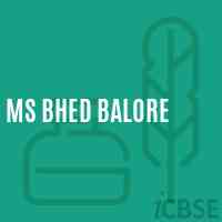 Ms Bhed Balore School Logo