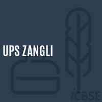 Ups Zangli Middle School Logo