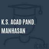 K.S. Acad Pand. Manhasan Middle School Logo