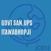 Govt San.Ups Itawabhopji Middle School Logo