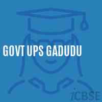 Govt Ups Gadudu Middle School Logo