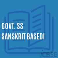 Govt. Ss Sanskrit Basedi Secondary School Logo