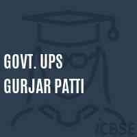 Govt. Ups Gurjar Patti Middle School Logo