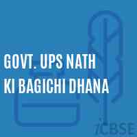 Govt. Ups Nath Ki Bagichi Dhana Middle School Logo