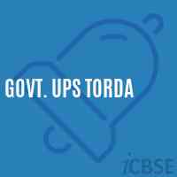 Govt. Ups Torda Middle School Logo