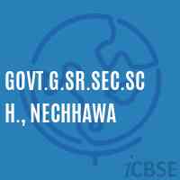 Govt.G.Sr.Sec.Sch., Nechhawa High School Logo