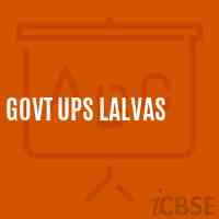 Govt Ups Lalvas Middle School Logo