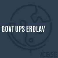 Govt Ups Erolav Middle School Logo