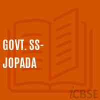 Govt. Ss- Jopada Secondary School Logo