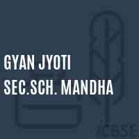 Gyan Jyoti Sec.Sch. Mandha Secondary School Logo