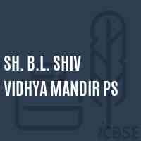 Sh. B.L. Shiv Vidhya Mandir Ps Primary School Logo