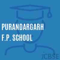 Purandargarh F.P. School Logo