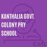 Kanthalia Govt. Colony Pry School Logo
