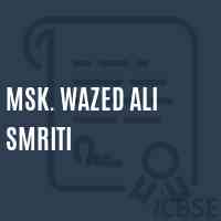 Msk. Wazed Ali Smriti School Logo