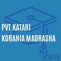 Pvt.Katari Korania Madrasha Primary School Logo