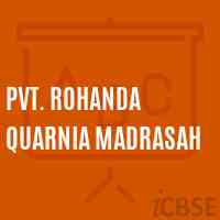 Pvt. Rohanda Quarnia Madrasah Primary School Logo